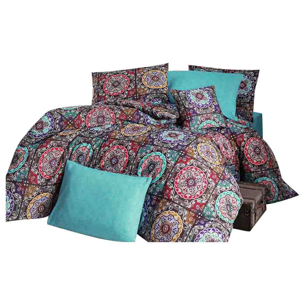 Nazenin Home Quilt Set Ashley Turquoise