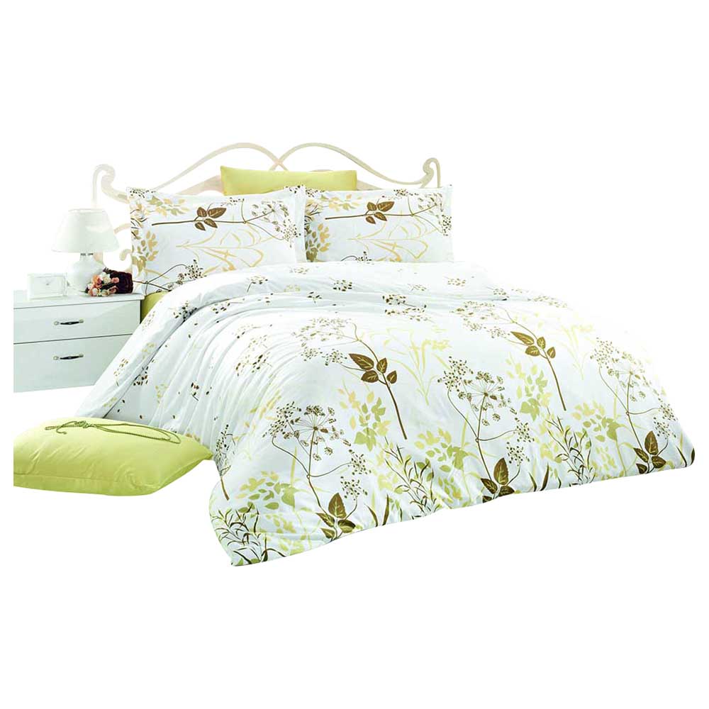 Nazenin Home Quilt Set Garden Olive