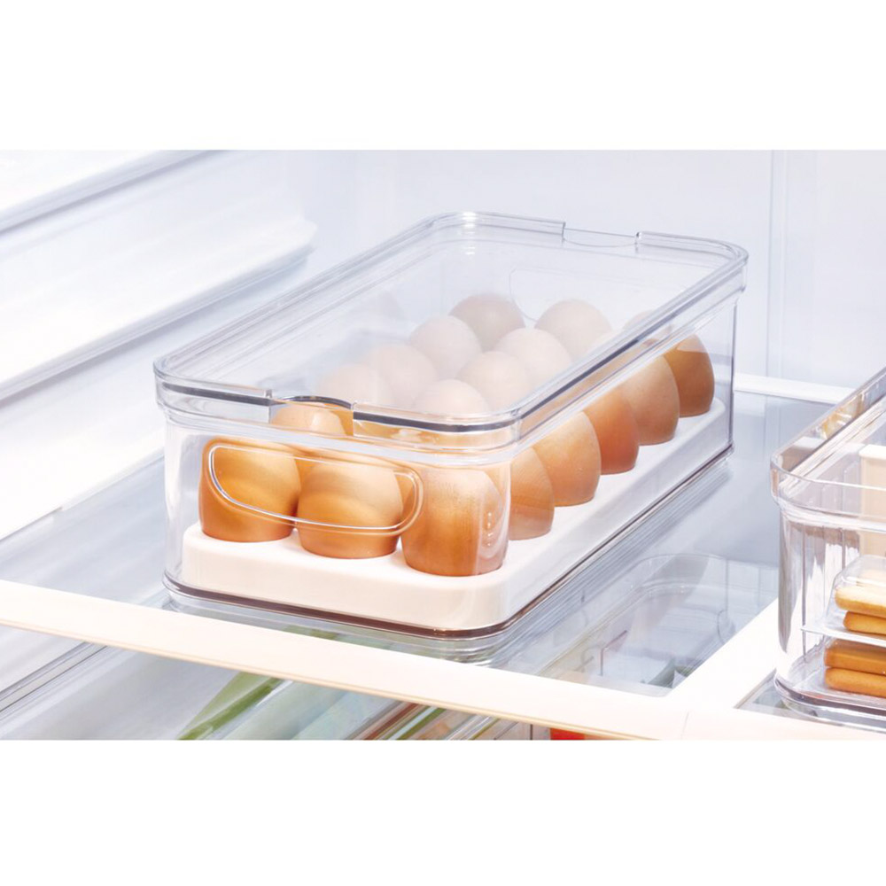 Idesign Stackable Refrigerator And Pantry Egg Storage Bin