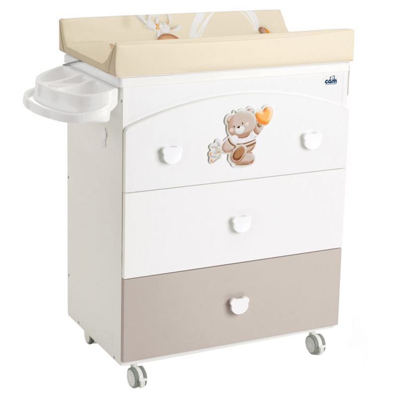 Cam Chest Of Drawers White