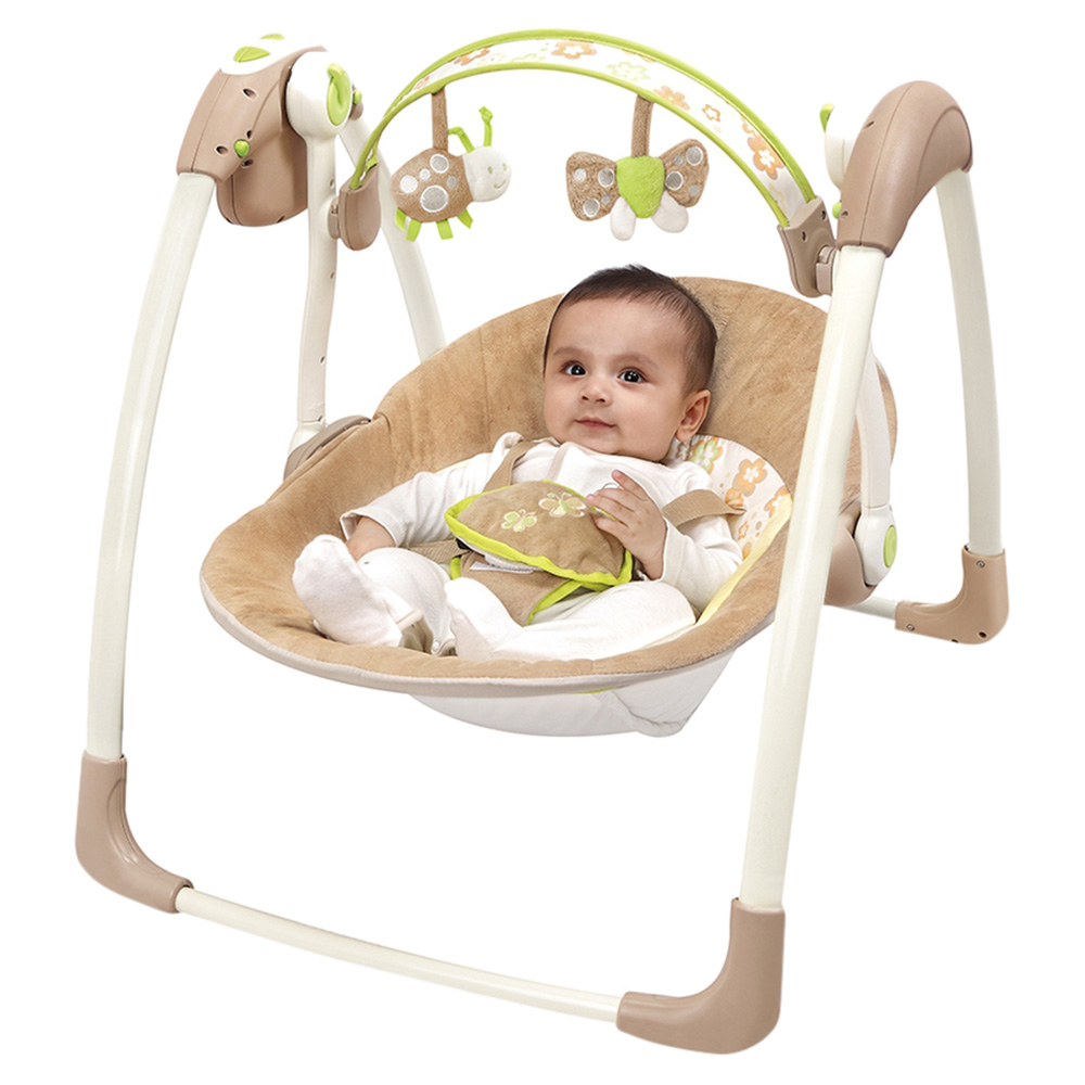 portable baby swing with lights