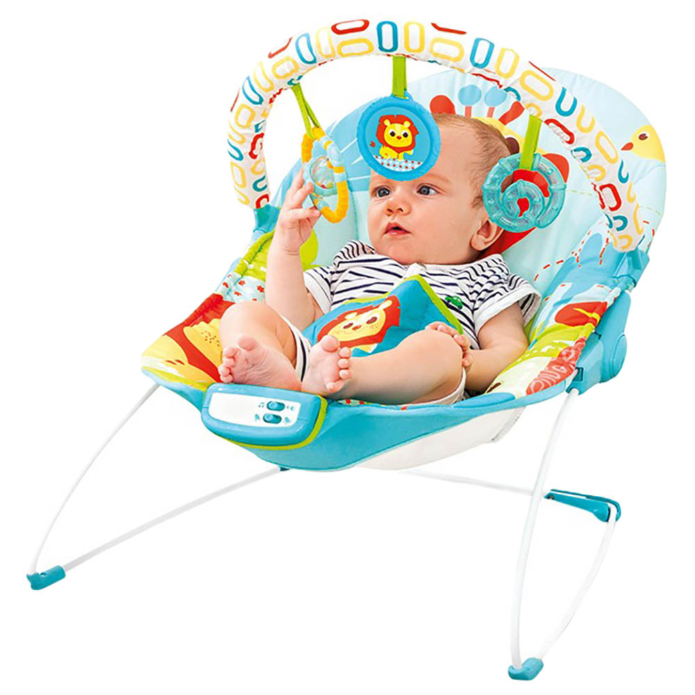 Mastela Vibrating Bouncer Blue