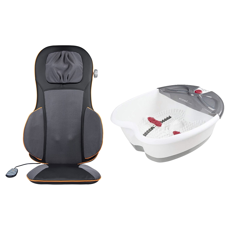 Medisana Massage Cushion Chair Pad Hydromassage Foot Spa