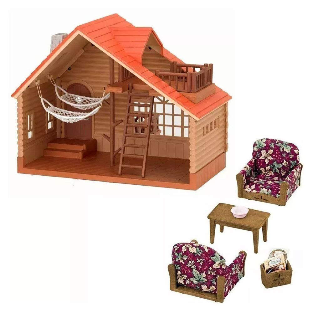 Sylvanian Families Log Cabin Gift Set B Set