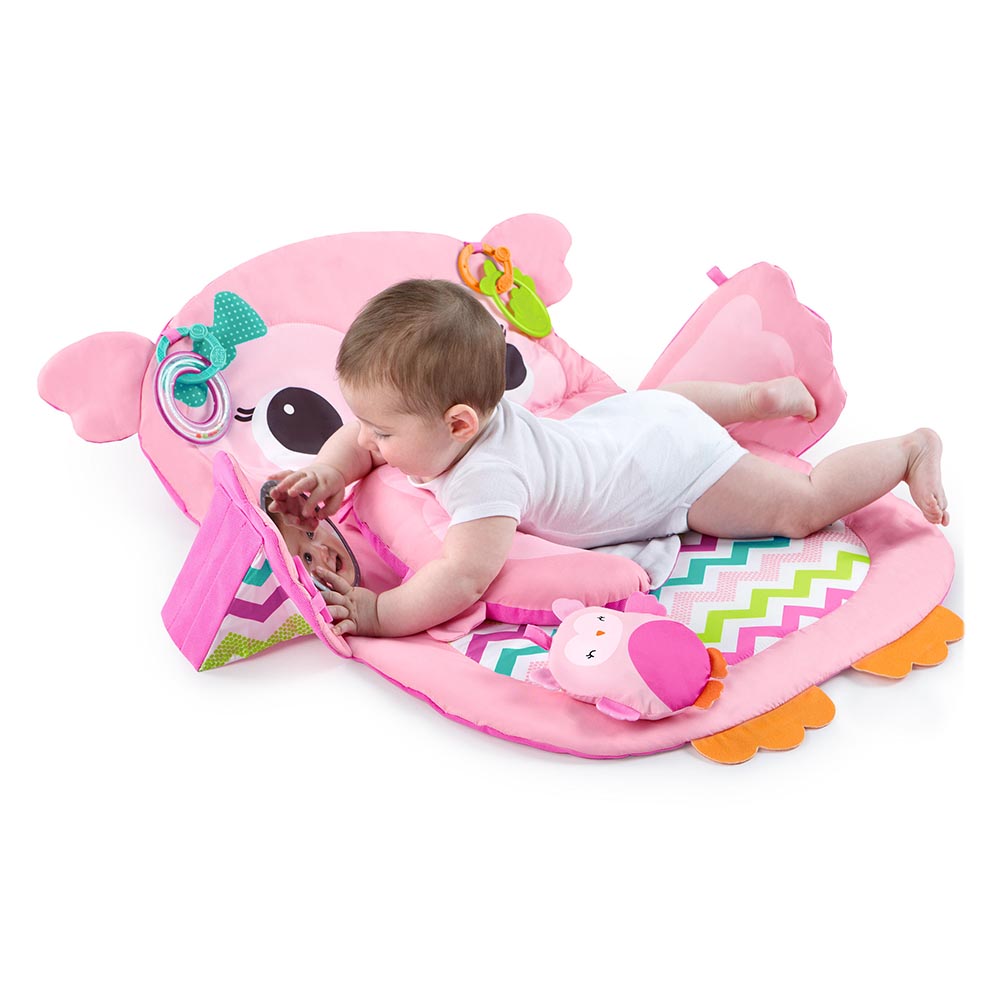 Bright Starts Prop Play Tummy Time Mat Owl