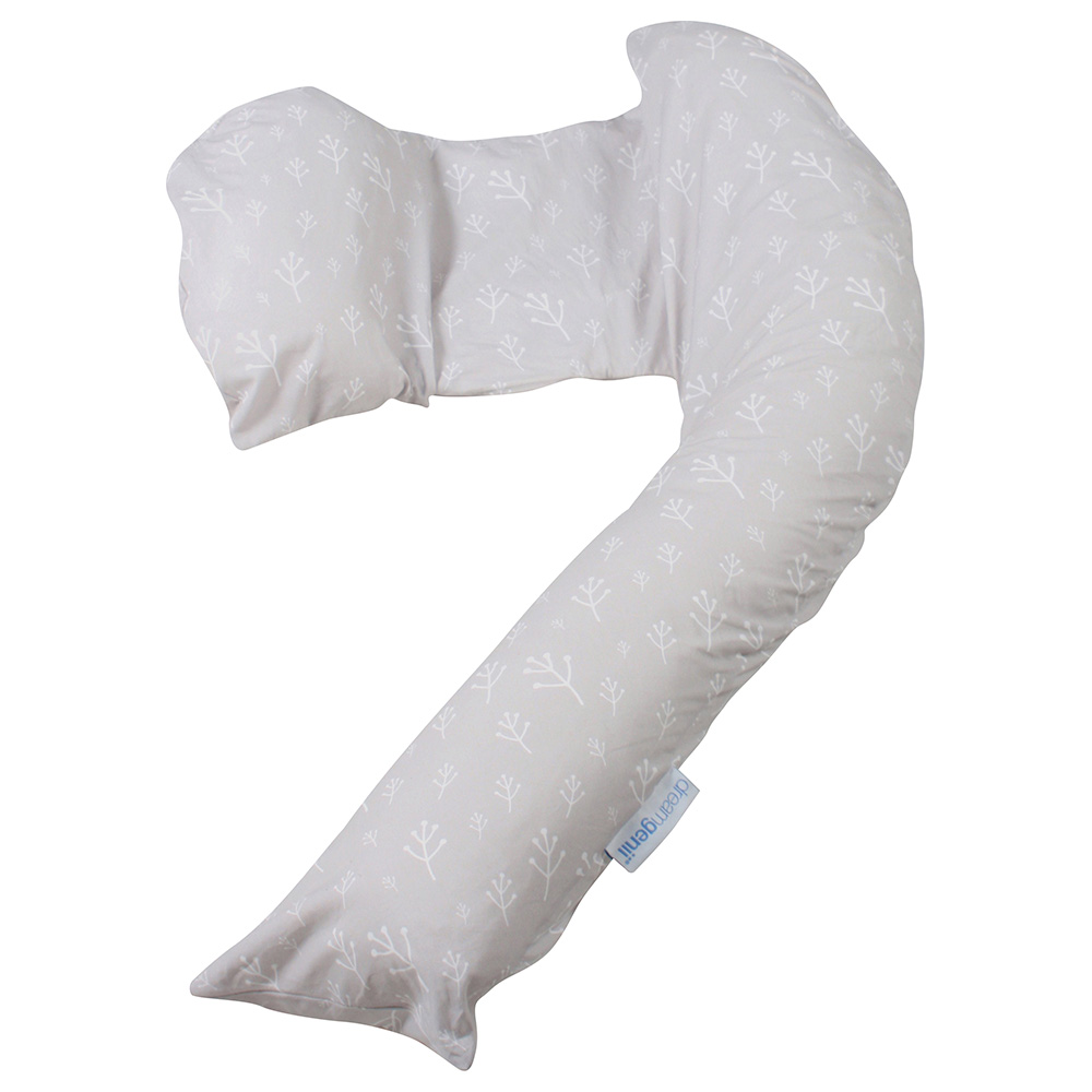 Mums Bumps Dreamgenii Pregnancy Feeding Pillow Grey