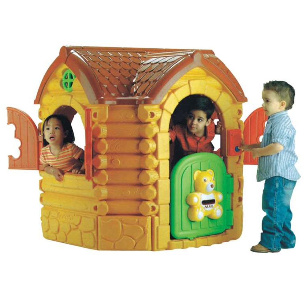 Megastar Teddybear Kids Log Playhouse