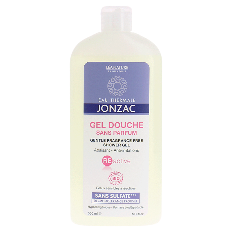 Jonzac Reactive Gentle Fragrance Free Shower Gel 500ml