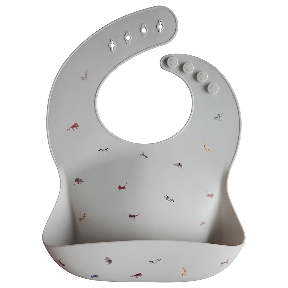 grey baby bibs