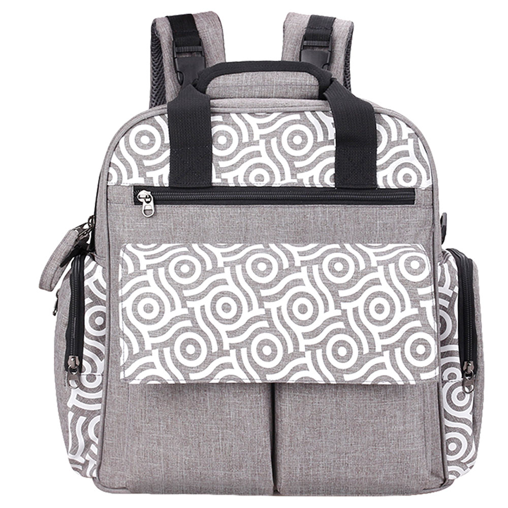 Alameda Convertible Diaper Bag Backpack Grey