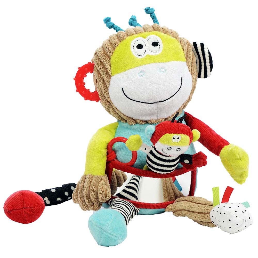 interactive monkey plush toy