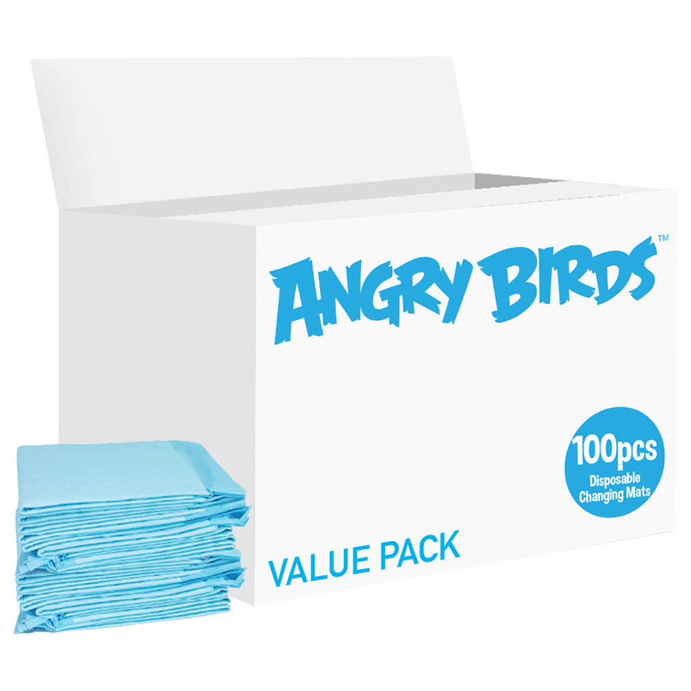 Angry Birds 100pcs Disposable Changing Mats Value Pack