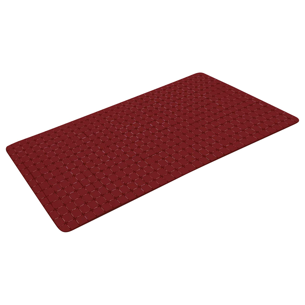 Story Home Floor Bath Mats W Suction Cups Raspberry Red