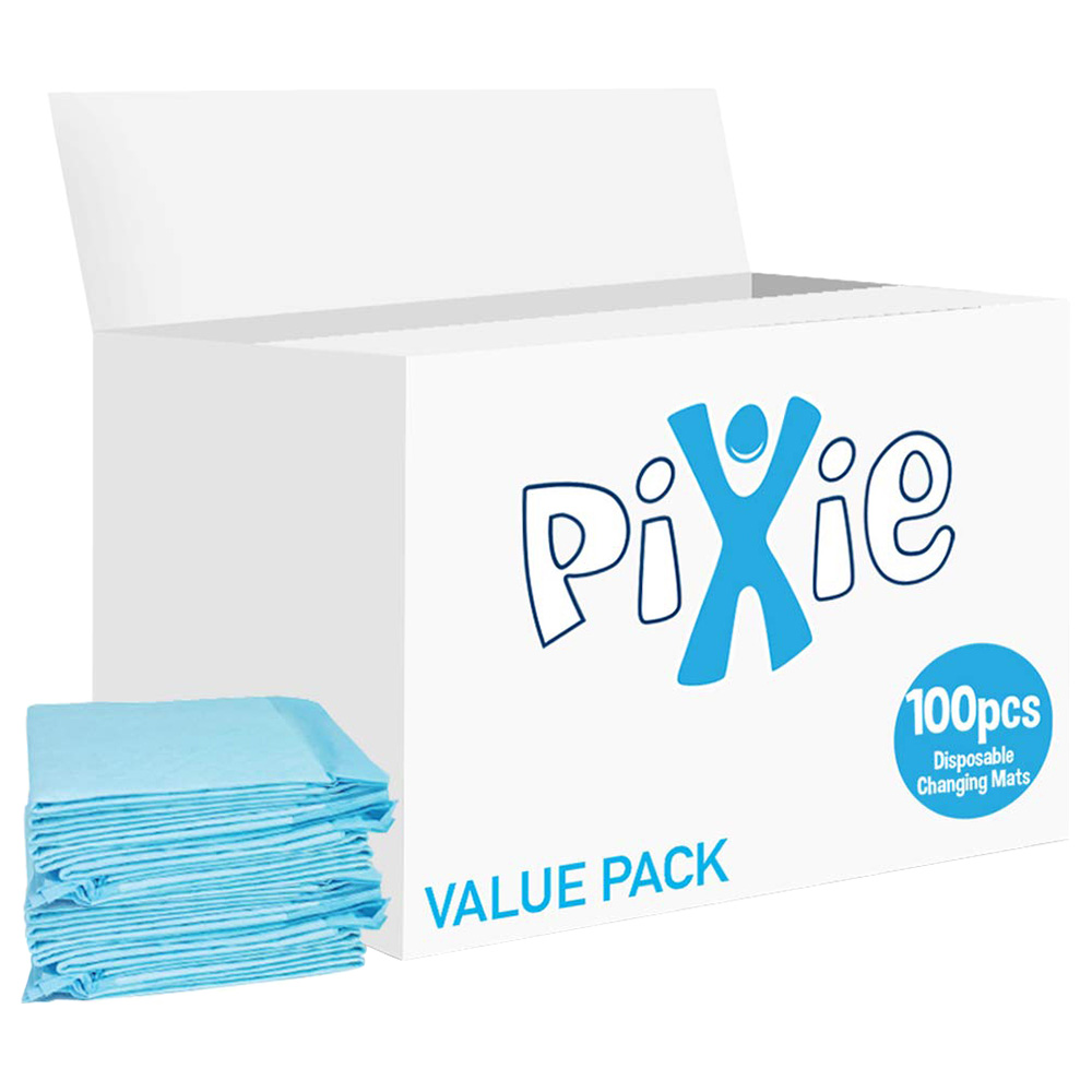 Pixie 100pcs Disposable Changing Mats Value Pack