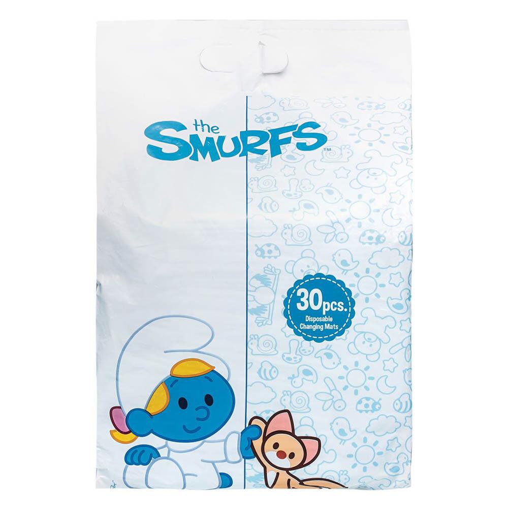 Smurf Polybag Of 30 Disposable Changing Mats