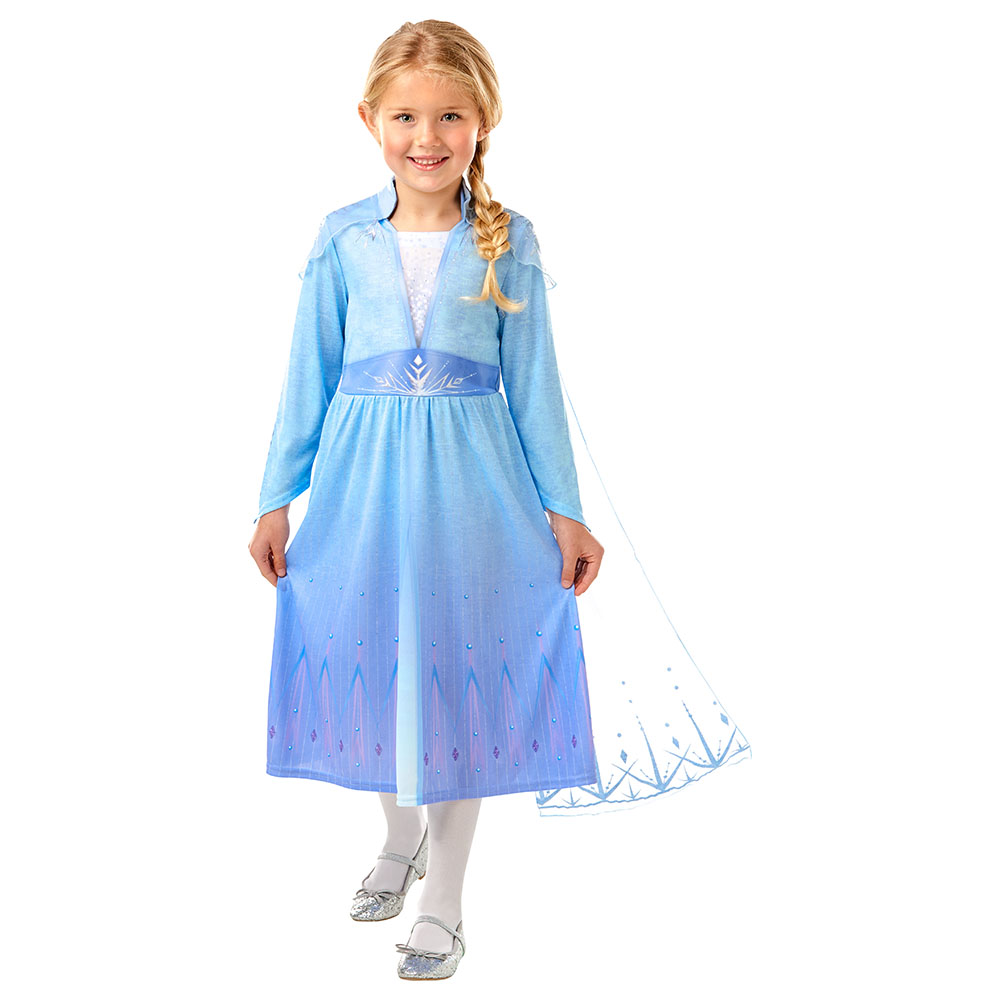 Rubie S Frozen 2 Elsa Classic Dress Sky Blue Ombre